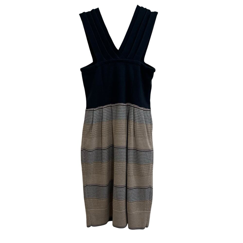 Knitted & Knotted | Halter Wool Blend Metallic Sweater Dress Anthropologie XS - Picture 6 of 7